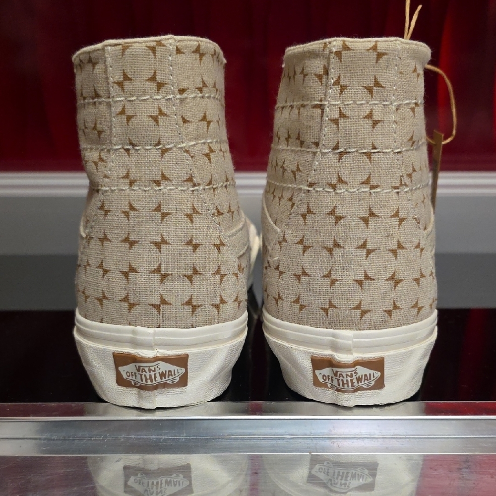 Vans Sk8-Hi Eco Theory Natural Canvas Men’s 8 Women’s 9.5 - Picture 4 of 6